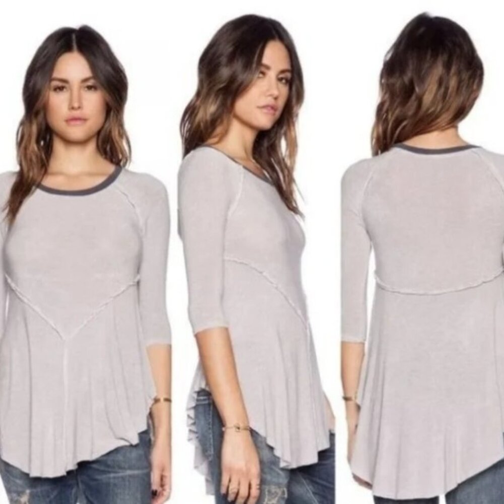 Intimately Free People Weekends Layering Long Tunic Flowy Light Lavender Top S